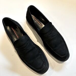 Prada Milano Suede Low Top Sneakers